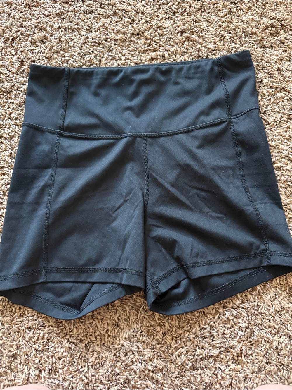all in motion Black High-Rise Athletic Shorts